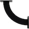 Ekena Millwork Bradford Steel Bracket, Powder Coated Black 2"W x 9"D x 9"H BKTM02X09X09BRPBL - alternate 9